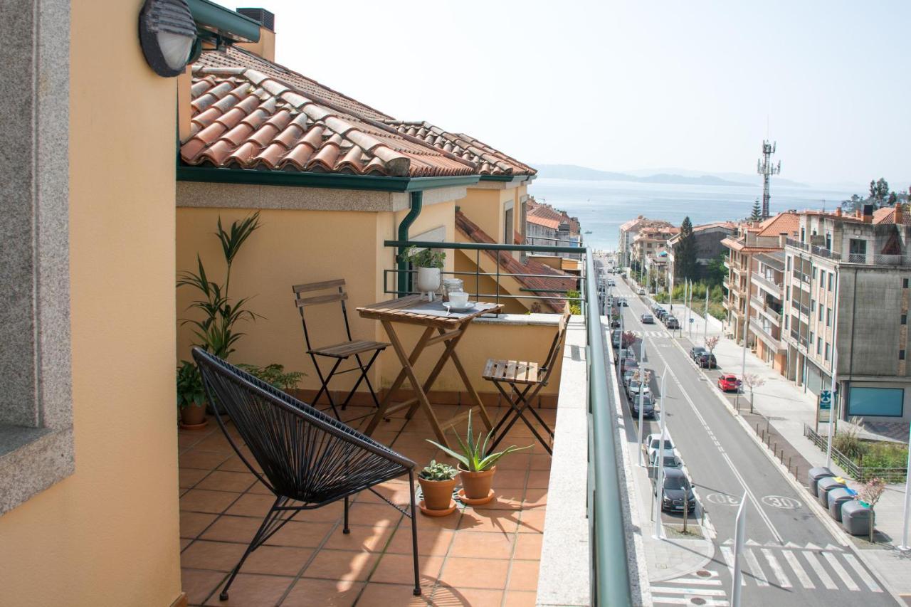 Precioso Atico Con Terraza Y Vistas A Silgar. Apartment Sanxenxo Luaran gambar